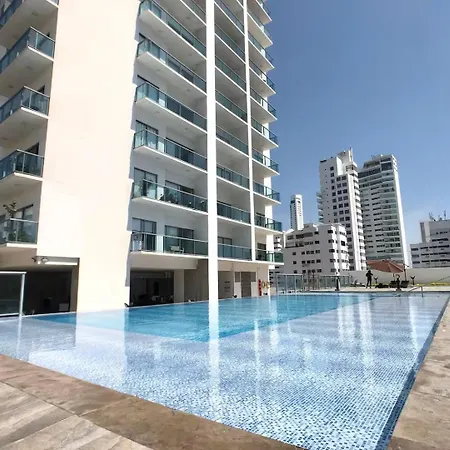 Artful With Amazing Balcony - Bay Views Cartagena